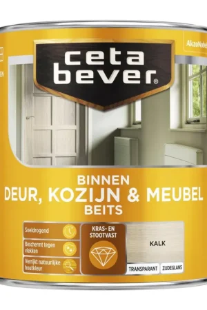 CetaBever Deur, Kozijn & Meubelbeits Zijdeglans Kalk Premium